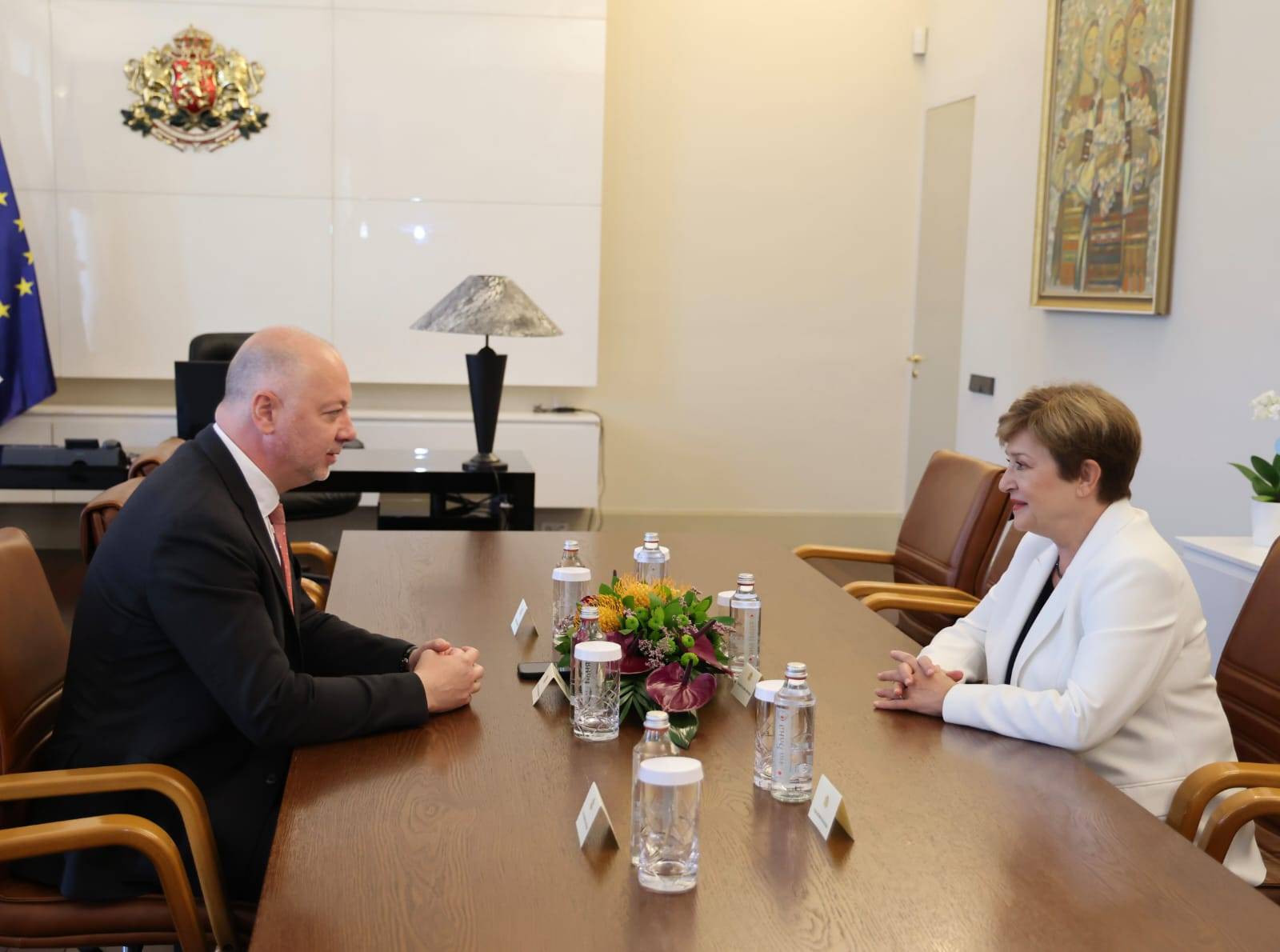  Росен Желязков и Кристалина Георгиева 